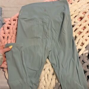 lululemon athletica Light Sage Green Skinny Leggings